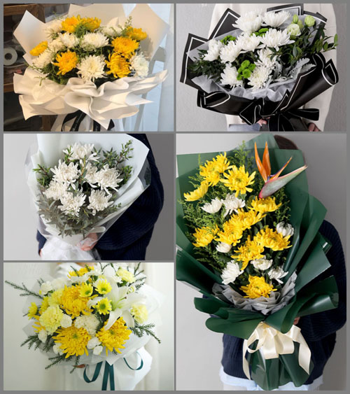 湖北武汉市新洲区仓埠街道柳茂咀村白事花束代送